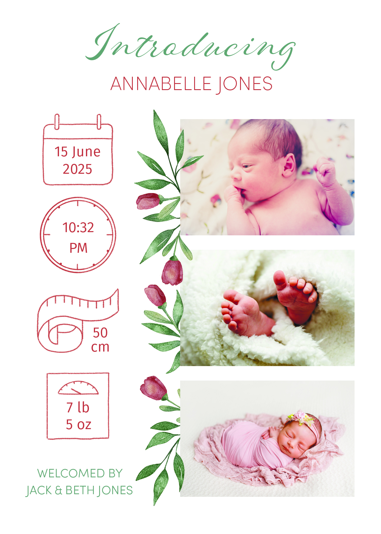 Birth Canvas Example 2